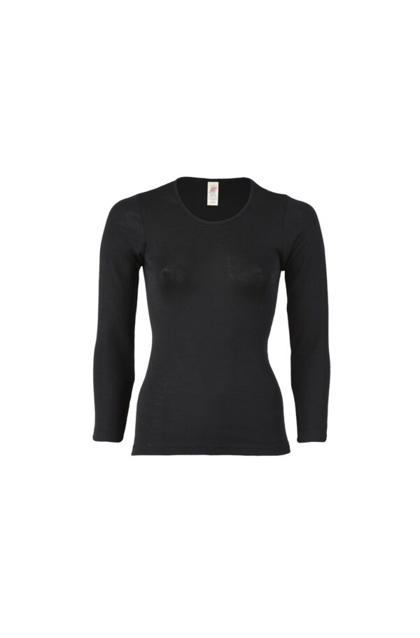 Ladies Shirt LS - Zwart