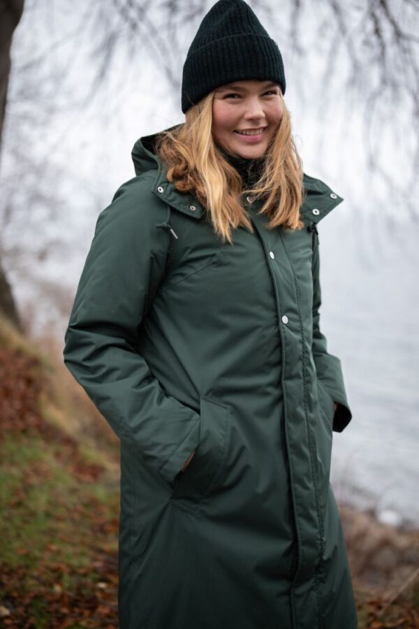 Danemargrethe Winter Coat - Army green - Afbeelding 2