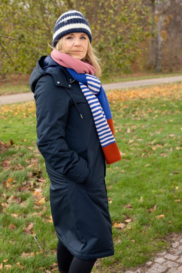 Danemargrethe Winter Coat - Donkerblauw