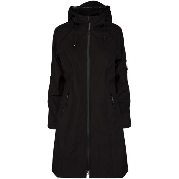 Long Raincoat - Zwart