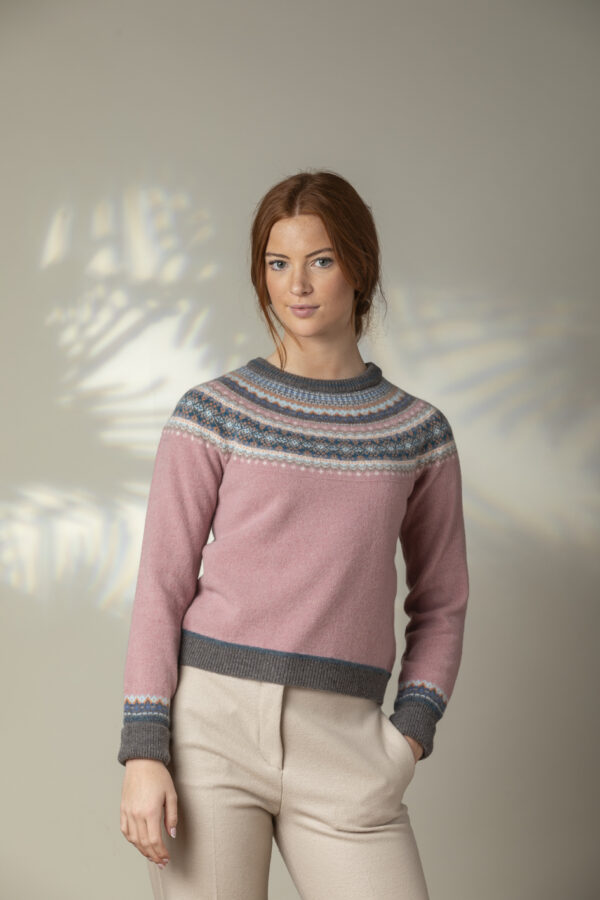 Alpine Short Sweater - Oud Roze