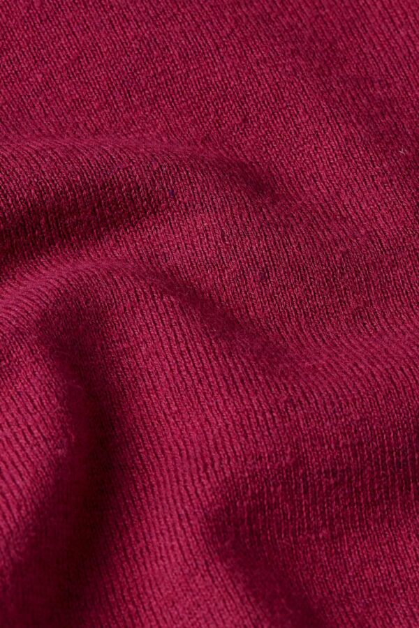 Cardi Roundneck Cocoon - framboise - Afbeelding 3