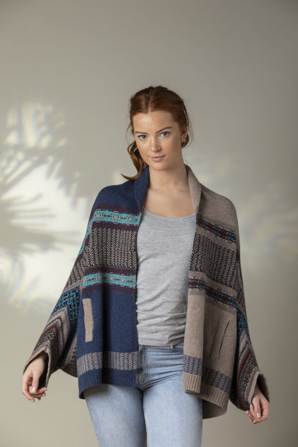 Montrose Blanket Coat - Navy - Afbeelding 2