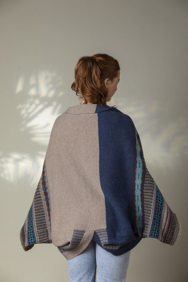 Montrose Blanket Coat - Navy - Afbeelding 4