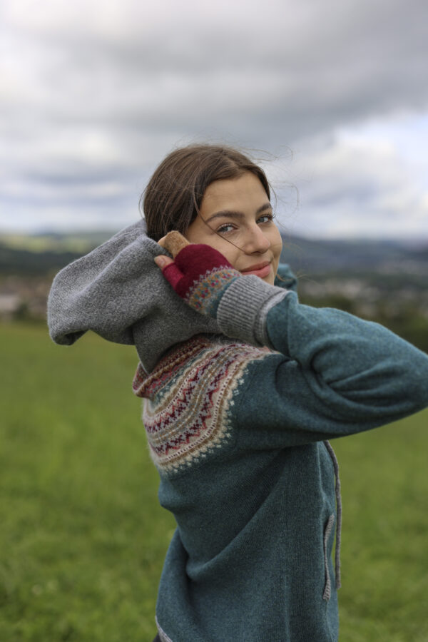 Alpine Hoody Sweater - No Pockets - Groen - Afbeelding 2