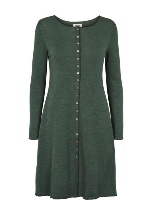 Jalfe Button dress Wool - Groen
