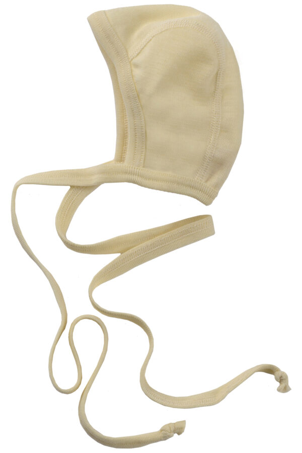 Baby Mutsje 100% Wol - Creme wit