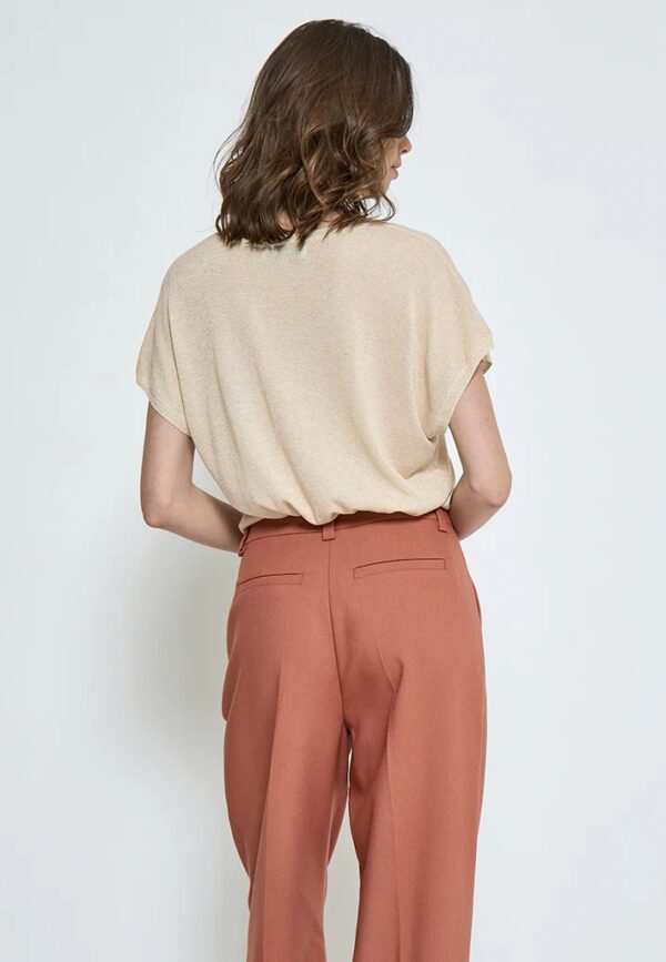 MSCarlina Batsleeve Knit Tee - Goud - Afbeelding 2
