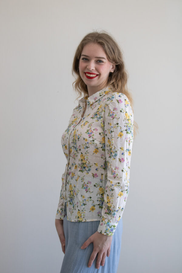 Jane Blouse Plumeti Primavera - Bloemen print multi - Afbeelding 2