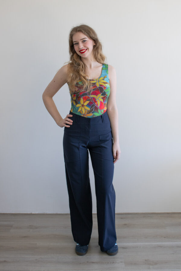 Triangle Trousers - Donkerblauw