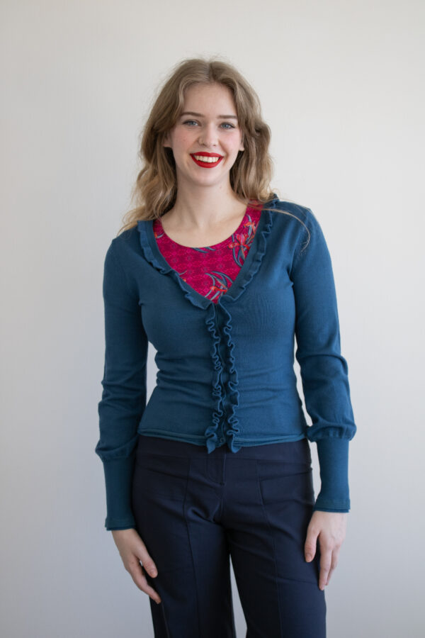 Kochi cardigan - petrol - Afbeelding 4