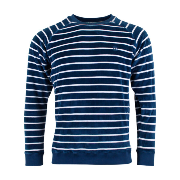 SWEATER ILIAS STRIPES  - petrol