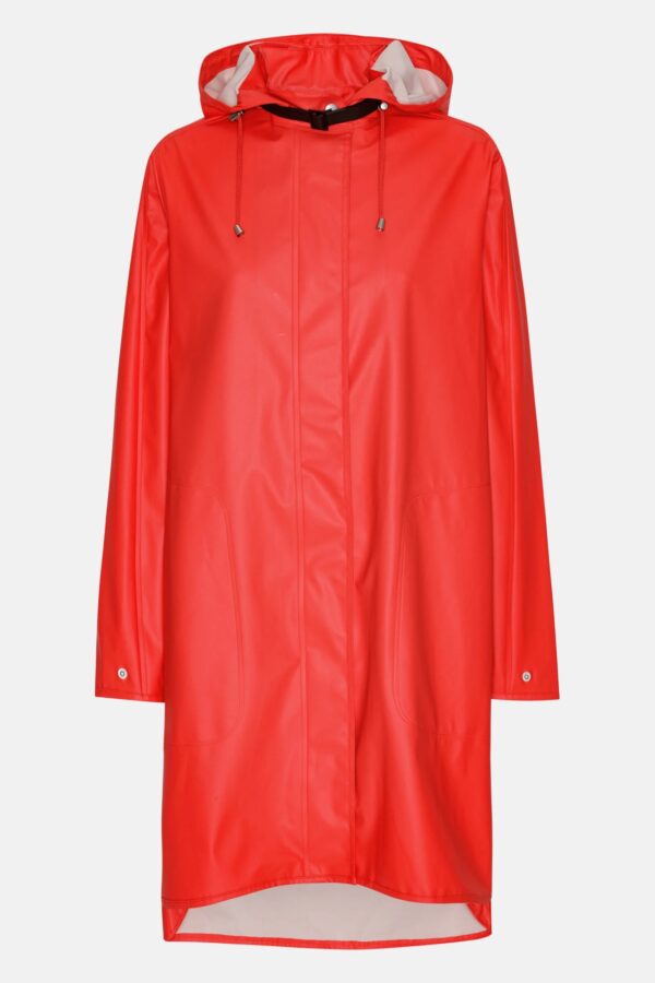 Long Raincoat - Donkerrood - Afbeelding 6