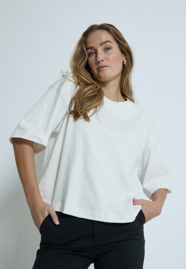 PCFiola GOTS T-shirt - Wit - Afbeelding 4