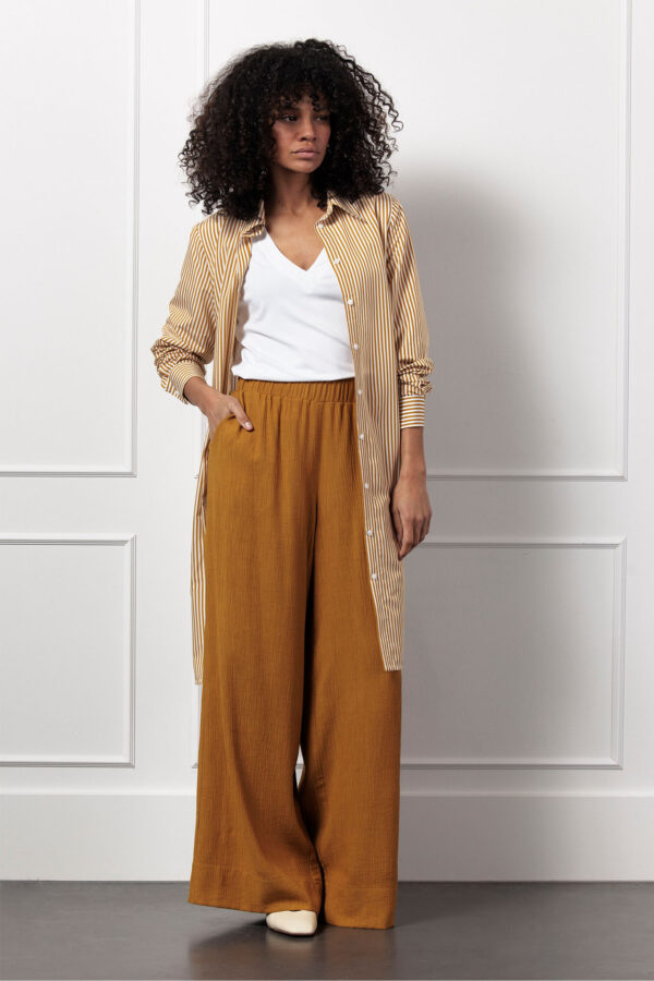 Fiore vneck t-shirt - Wit - Afbeelding 2