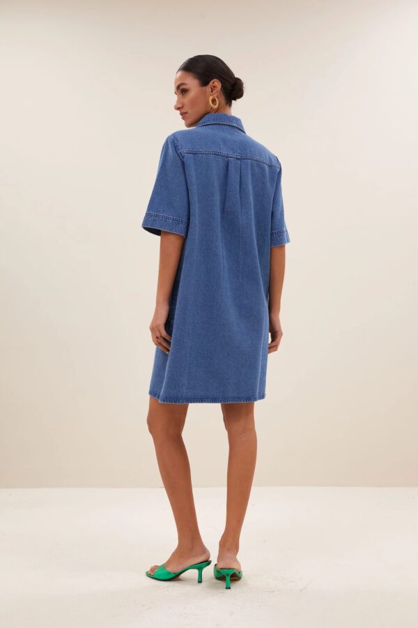 philipe denim dress - Denim - Afbeelding 3