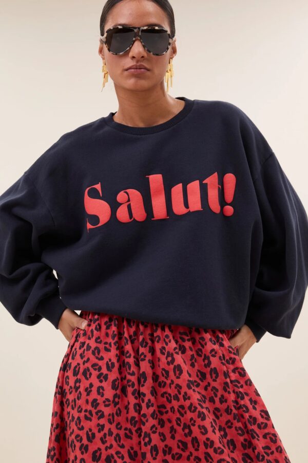 bibi salut sweater - Donkerblauw