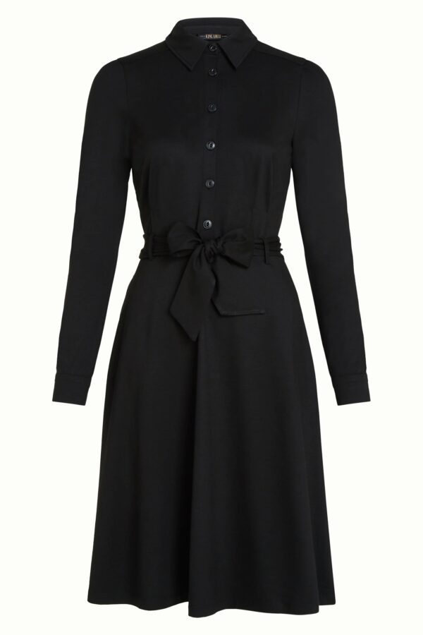 Sheeva Dress Viscose Classic - Zwart - Afbeelding 5