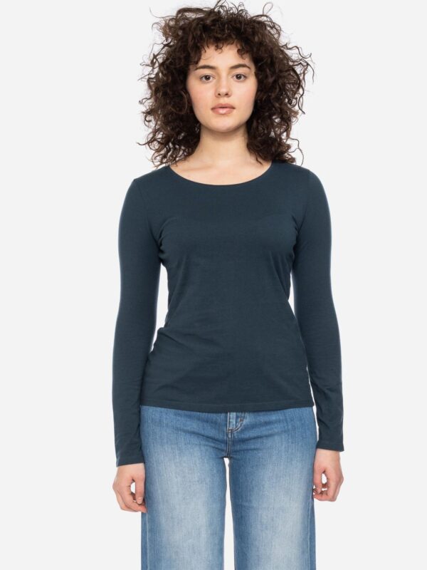 LS Deborah GOTS - Donkerblauw