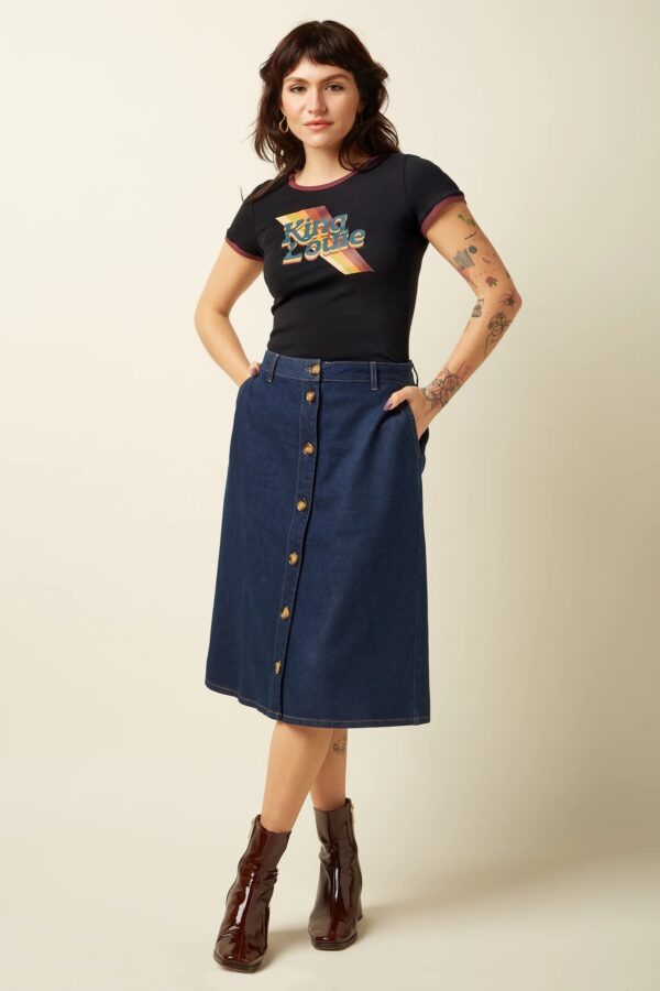 Logo Tee - Zwart - Afbeelding 2
