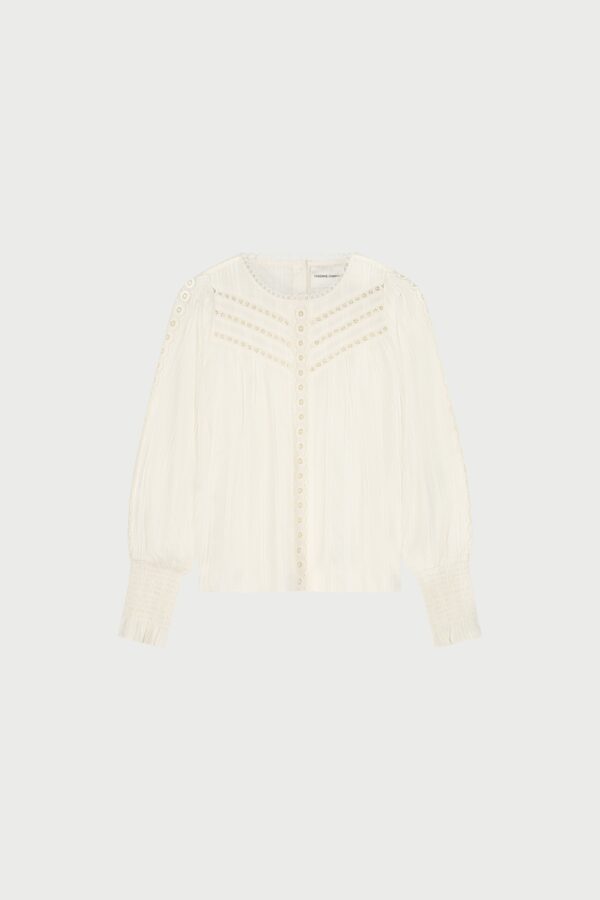 Laila Top - Creme wit - Afbeelding 5