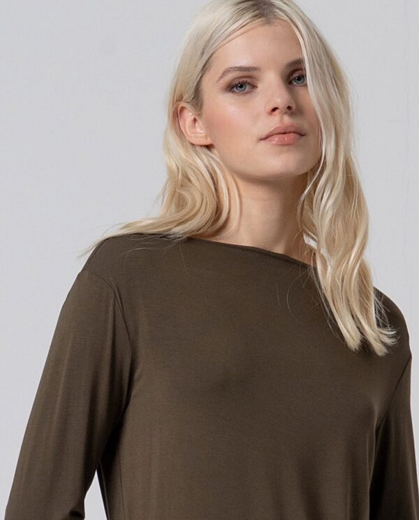 Loose T-shirt - Khaki green - Afbeelding 2
