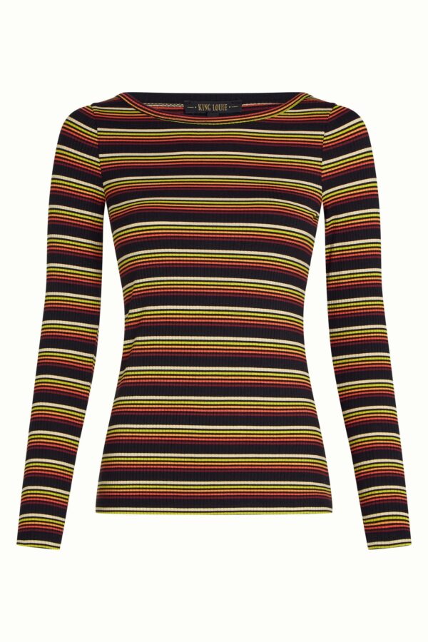 Lili Tee Frostine Stripe - Oranje - Afbeelding 5