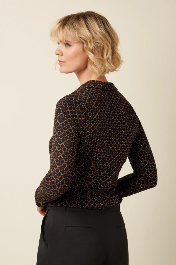 Blouse Dynamo - Zwart - Afbeelding 3