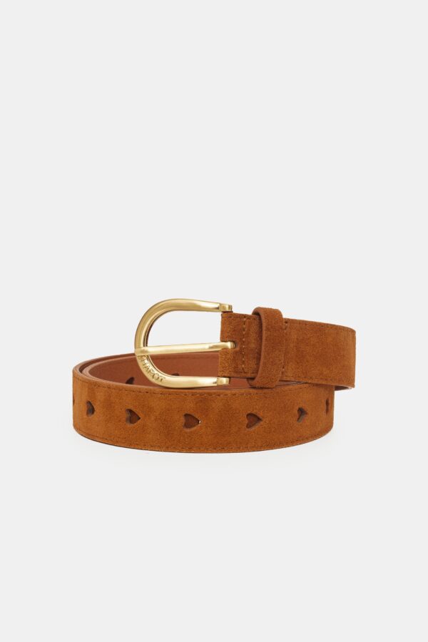 Cut It Out Heart Belt - Bruin