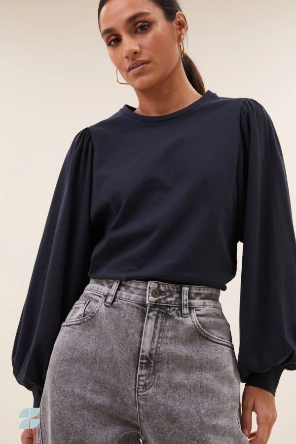 jojo jersey top - Donkerblauw