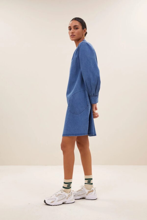jina denim dress - Denim - Afbeelding 2