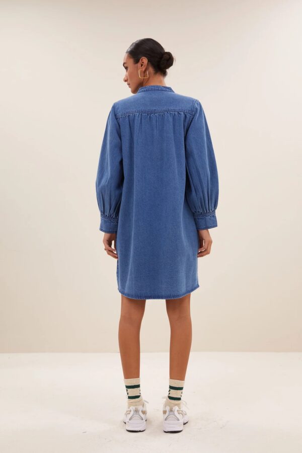 jina denim dress - Denim - Afbeelding 3