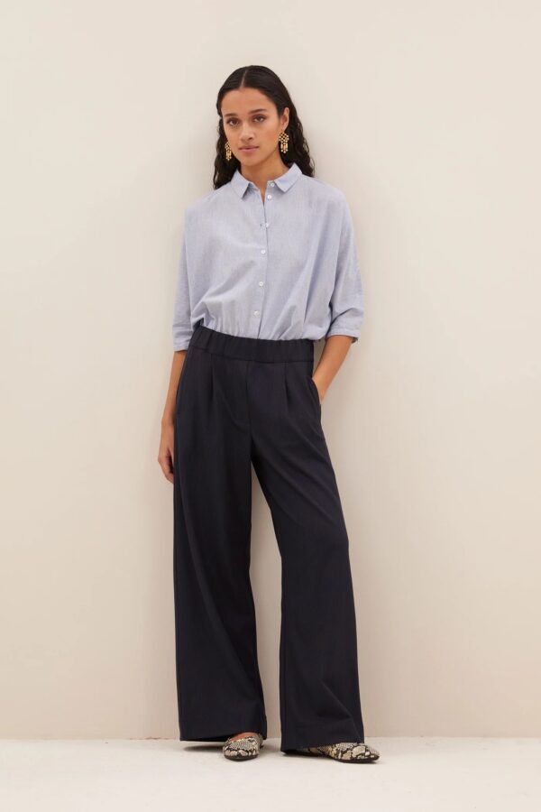 benji copper stripe pants - Bruin