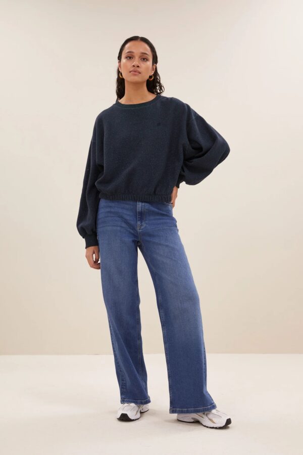 bodil sparkle sweater - Donkerblauw - Afbeelding 2