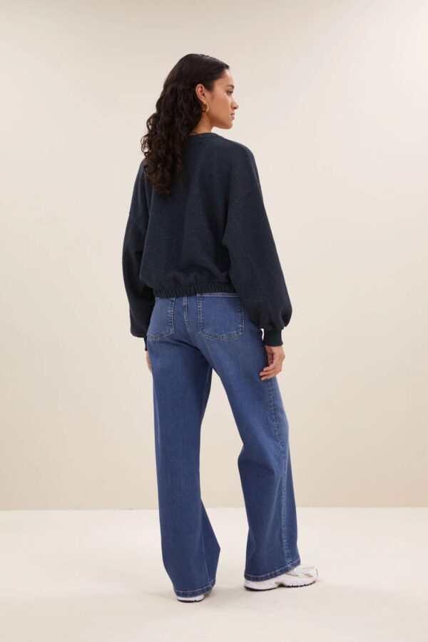bodil sparkle sweater - Donkerblauw - Afbeelding 4