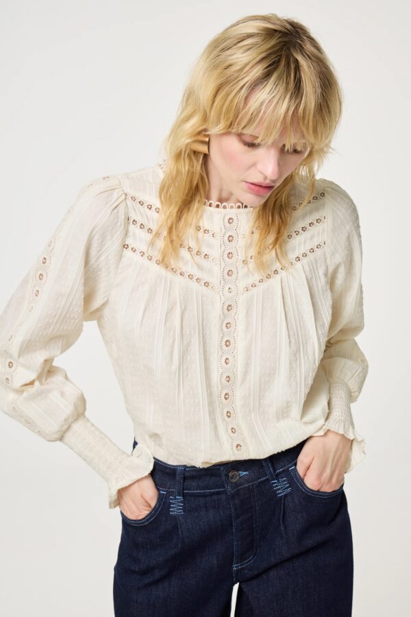 Laila Top - Creme wit - Afbeelding 2