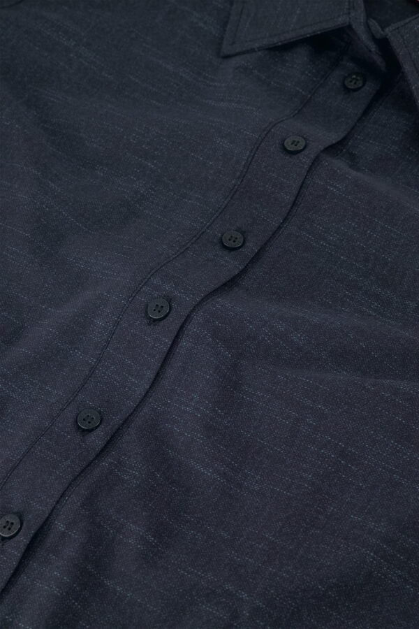 Poppy denim blouse - Dark Blue/Black - Afbeelding 5