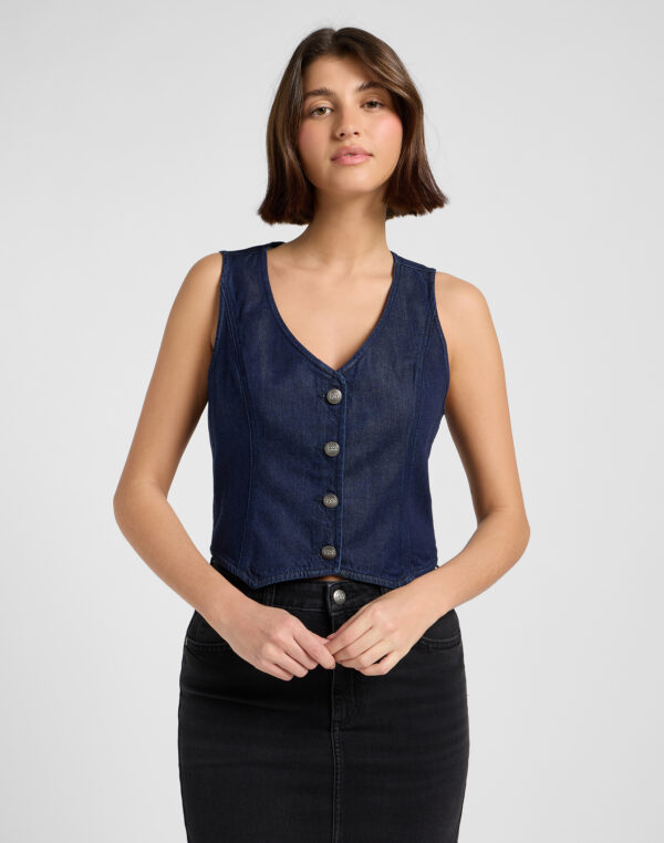 Fitted Vest - Regal Blue