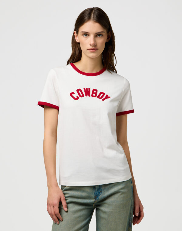 Ringer Tee - Wit