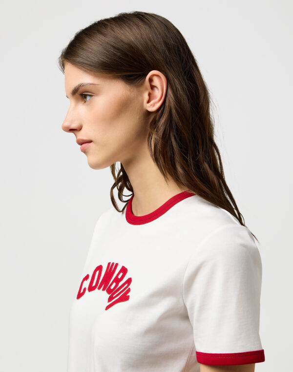 Ringer Tee - Wit - Afbeelding 5
