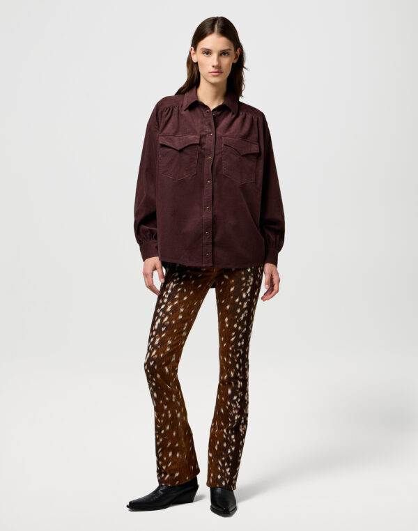 Femme Yoke Western - Mahagony - Afbeelding 3