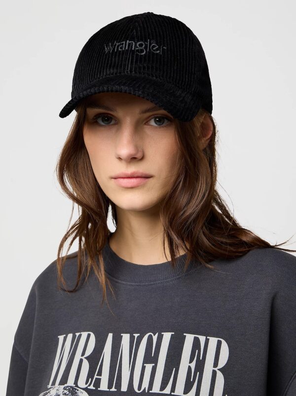 Corduroy Cap - Zwart