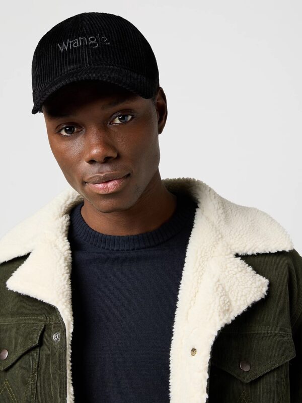 Corduroy Cap - Zwart - Afbeelding 3