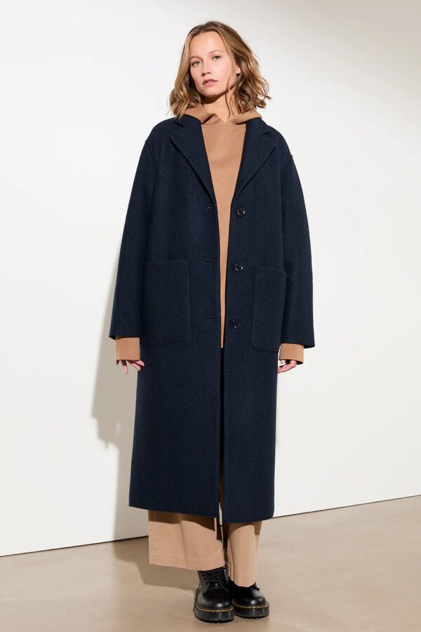 Coat Carran II GOTS - Navy