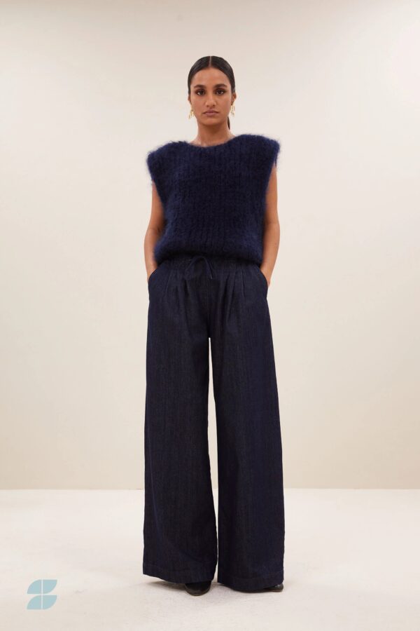 jaxx stockholm blue pants - donker denim