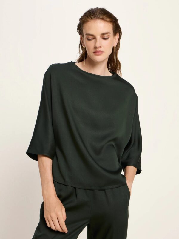 3/4 Arm Bluse - Groen