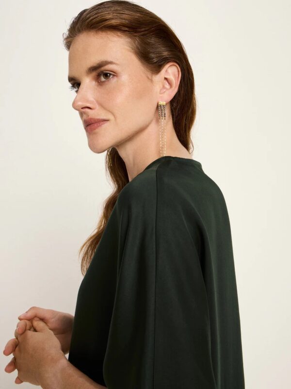 3/4 Arm Bluse - Groen - Afbeelding 3