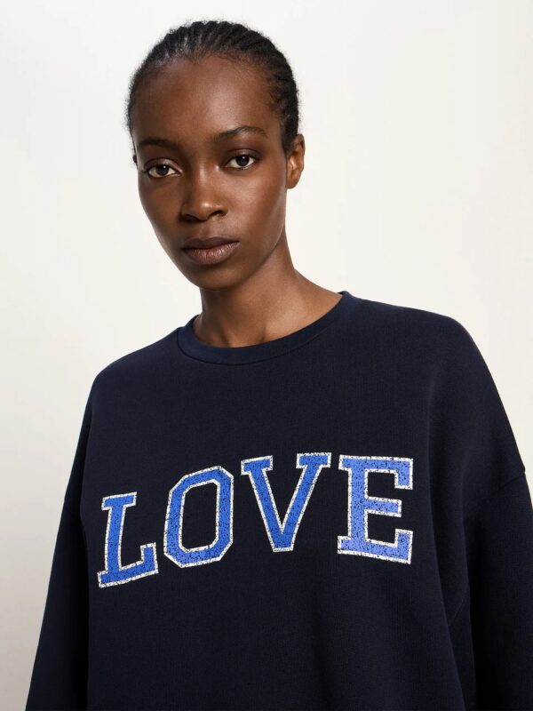 Statement Sweatshirt Gots - Donkerblauw - Afbeelding 3
