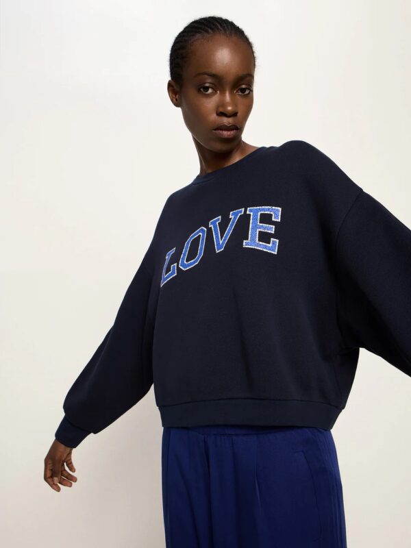 Statement Sweatshirt Gots - Donkerblauw - Afbeelding 6