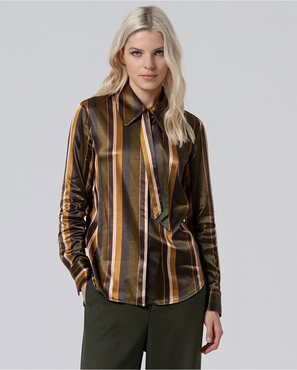 Shirt With Neck Tie - Multi color - Afbeelding 4